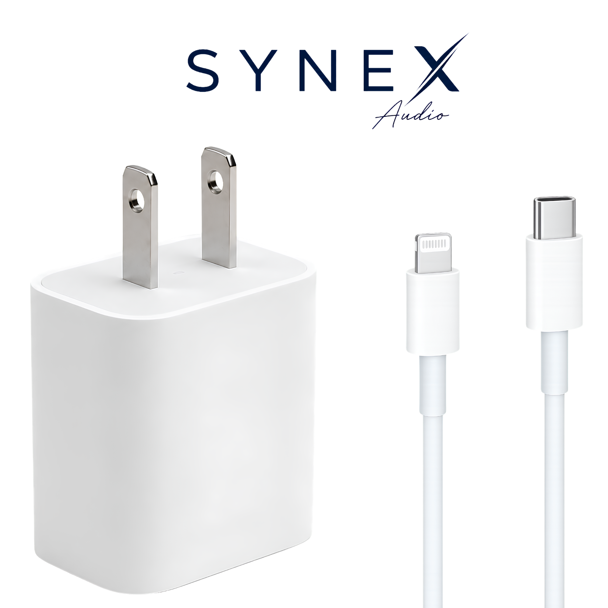 Cabezal 20w + Cable USB C a Lightning