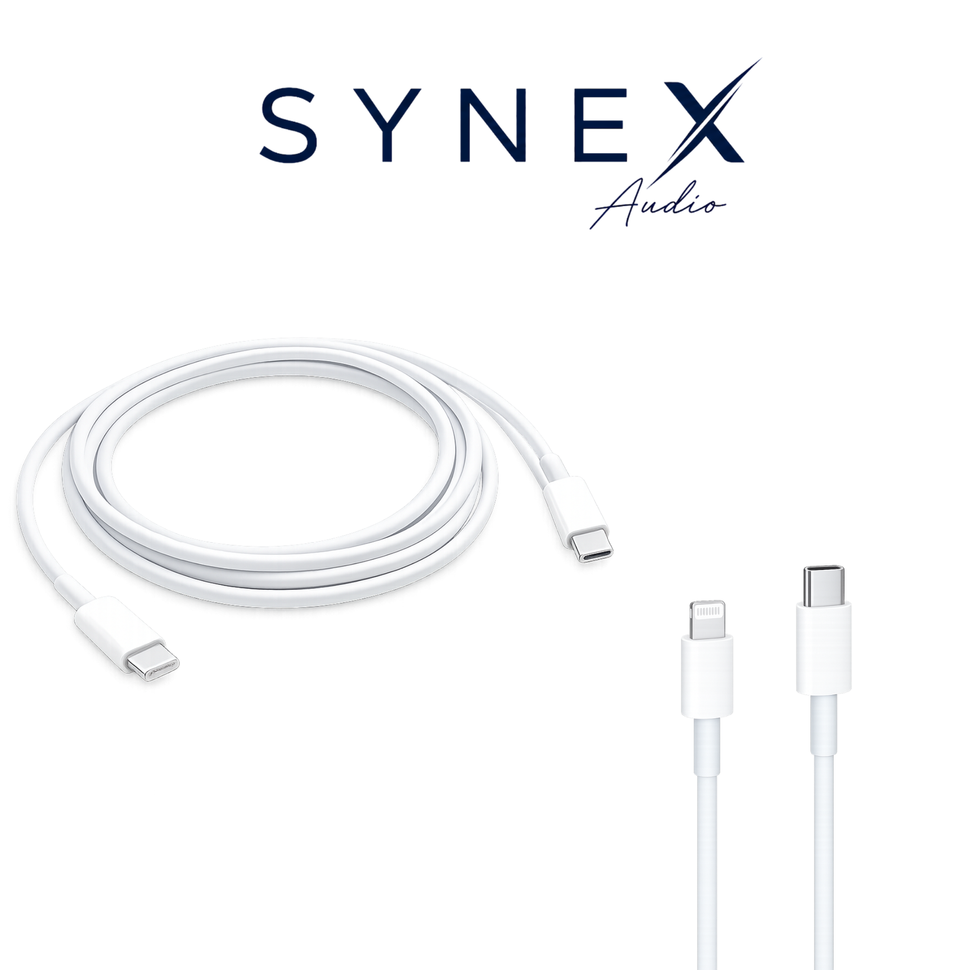 Cabezal 20w + Cable USB C a Lightning